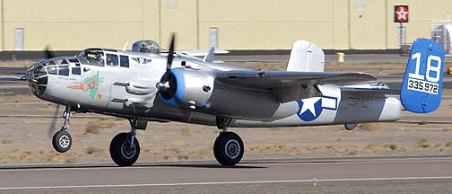 North American B-25J Mitchell Maid in the Shade N125AZD, eer Valley, November 14, 2010